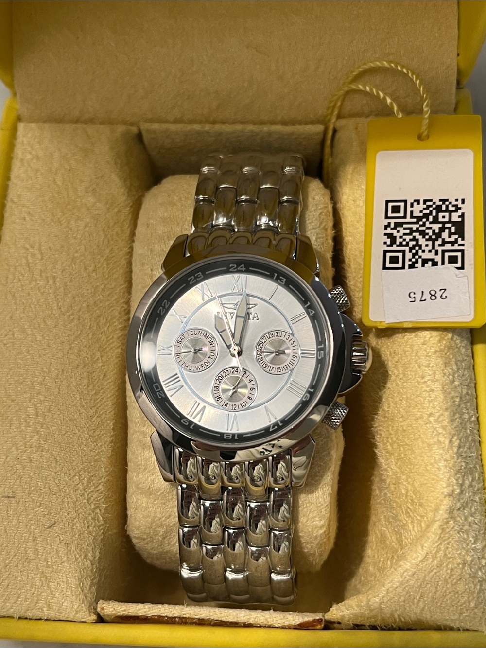 NEW Invicta 2875 Watch Silver & Gold - Picture 3 of 7